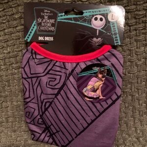 Nightmare before Christmas dog dress size large new in pack